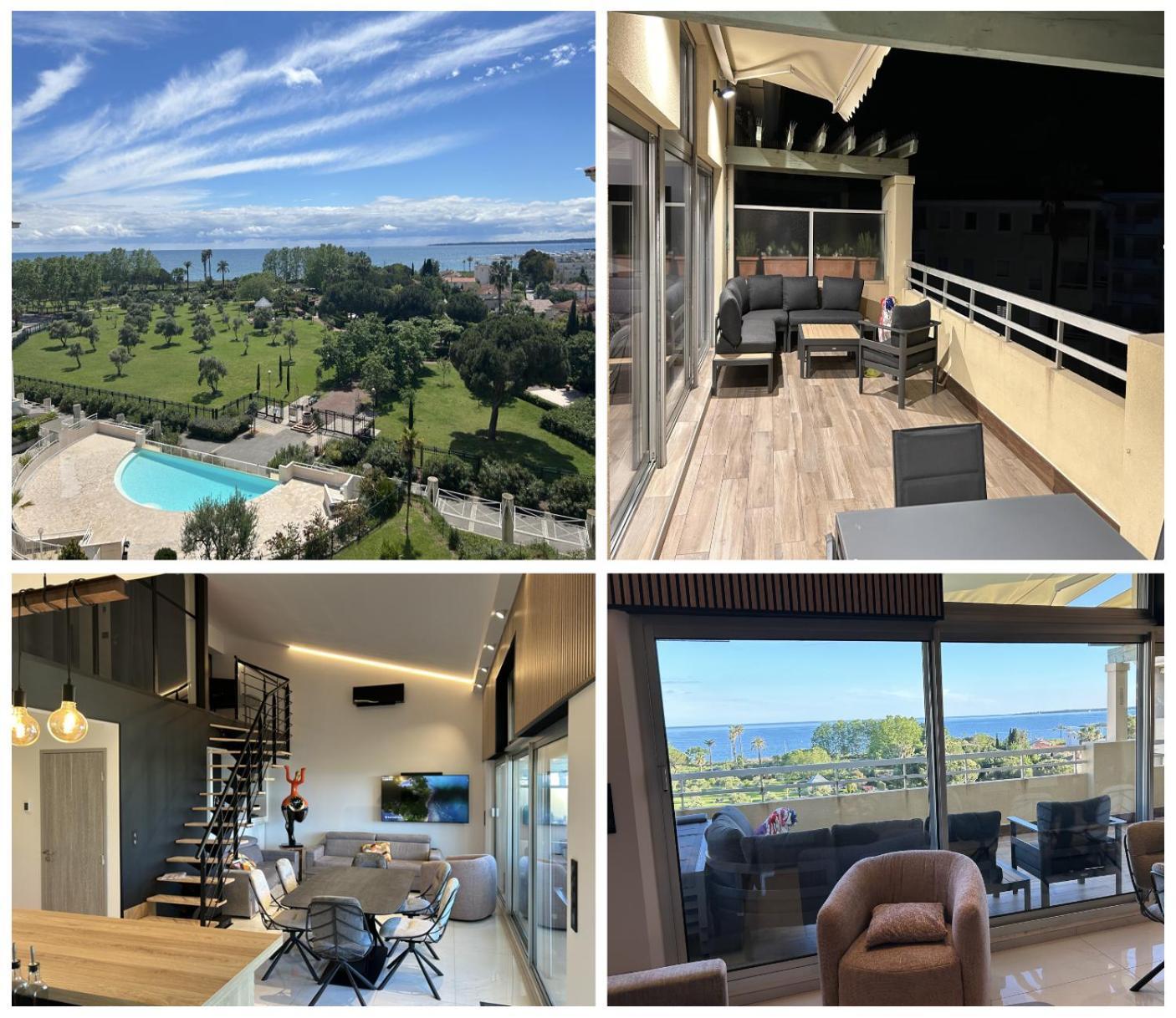 Duplex Villa Les Pins 89M2 Et Terrasse 30M2 앙티브 외부 사진